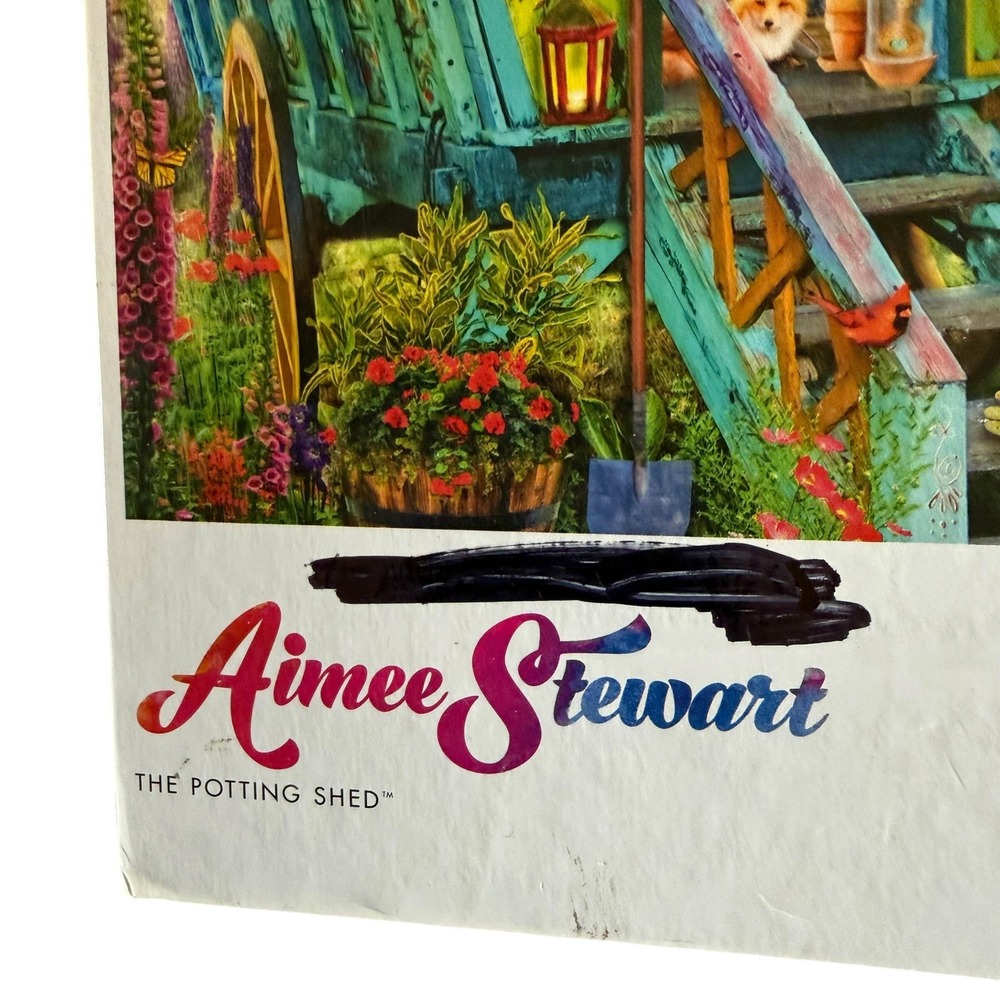 Buffalo Games Aimee Stewart The Potting Shed 1000 Piece Jigsaw Puzzle 91520 - Picture 3 of 10